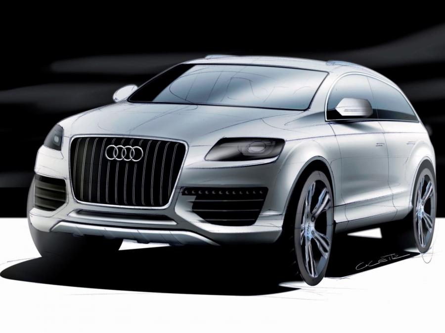 Эскиз Audi Q7 V12 TDI BlueTec Concept (4L) 2007 года  (фото 21 из 42)